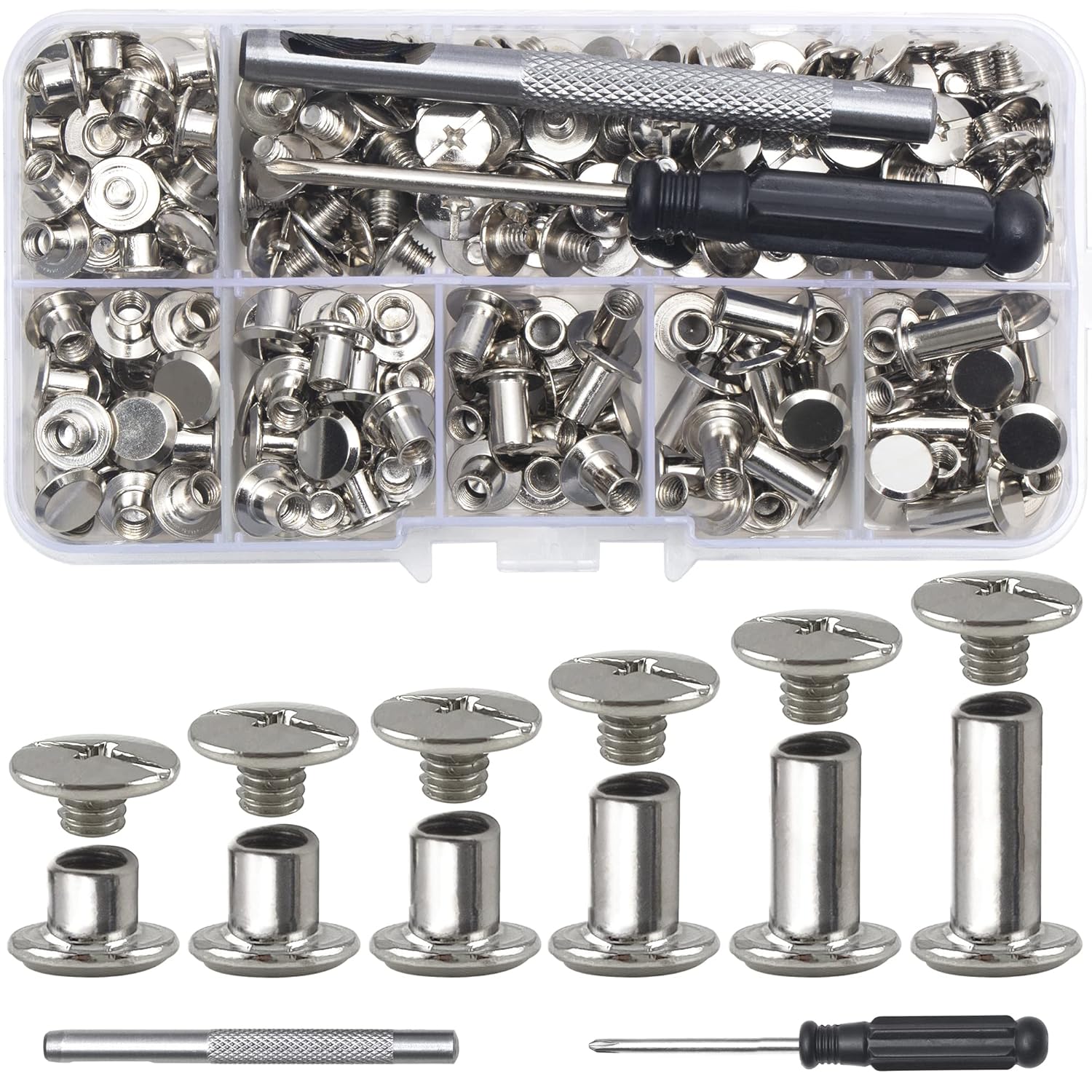 Body Jewelry Chicago - 110 Sets Chicago Screws Assorted M5