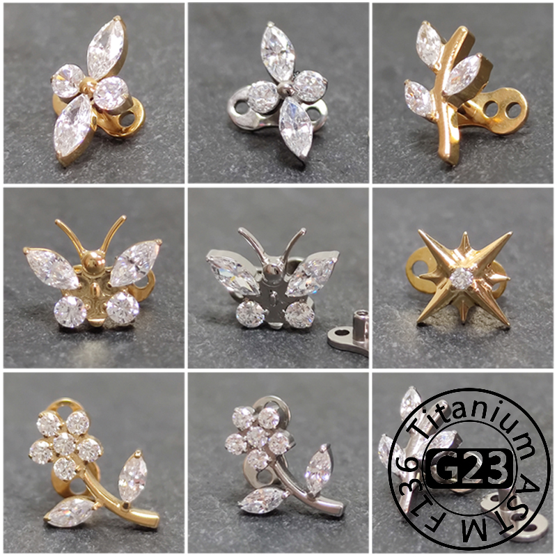 G23 Titanium Zircon Micro Derm - Dermal Anchor Top reseña y precio