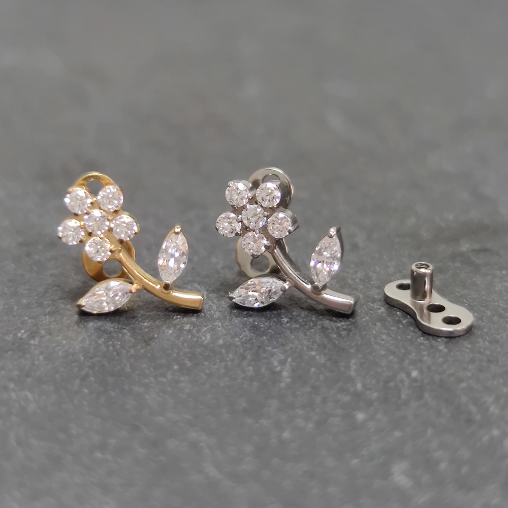 G23 Titanium Zircon Micro Derm - Dermal Anchor Top reseña y precio