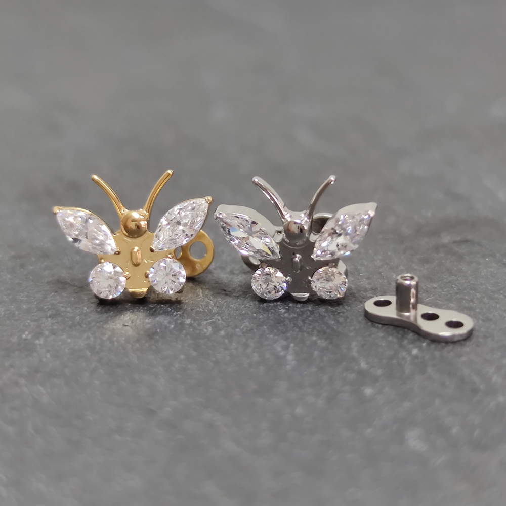 G23 Titanium Zircon Micro Derm - Dermal Anchor Top reseña y precio