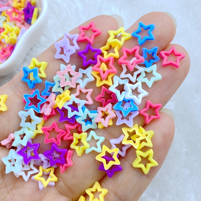 100Pcs New Cute Mini 8mm Macar - Star Flat Back reseña y precio