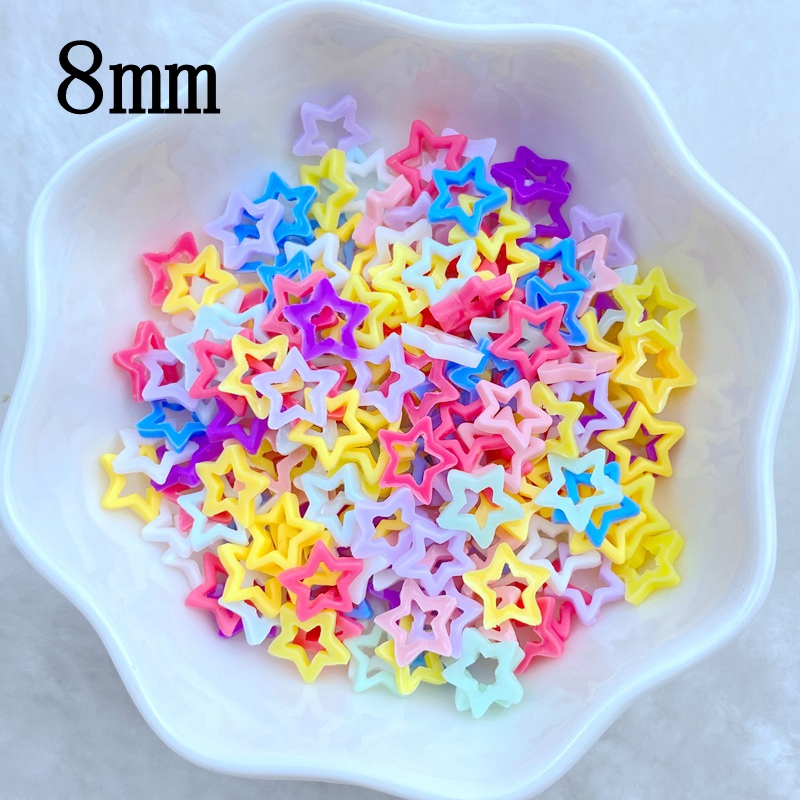 100Pcs New Cute Mini 8mm Macar - Star Flat Back reseña y precio