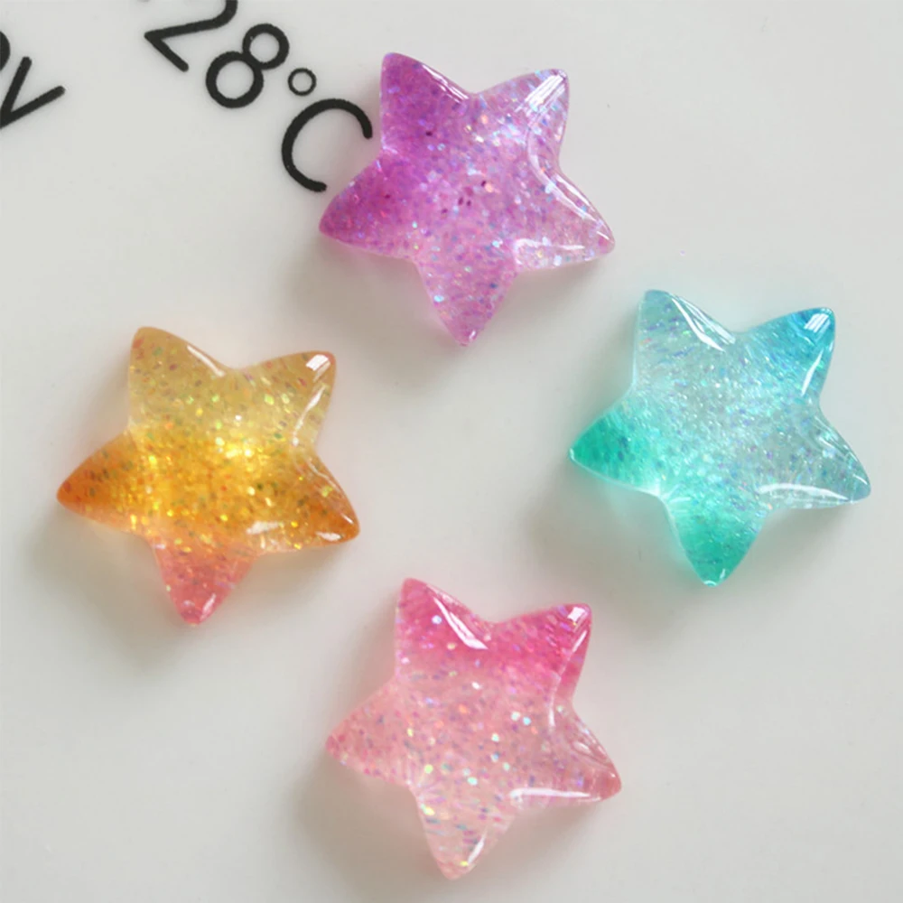 10PCS Gradient Star Series Res - Star Flat Back reseña y precio