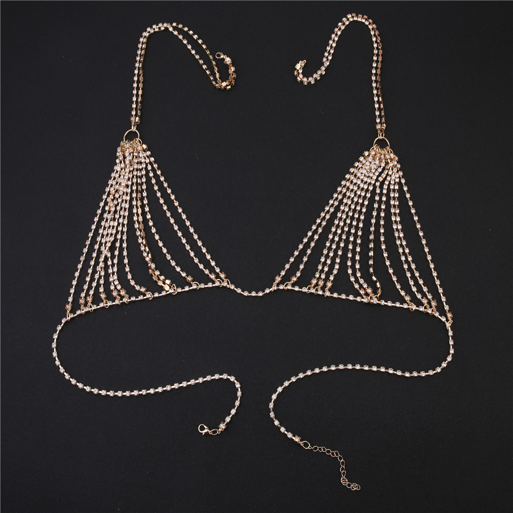 Luxury Heart Crytal Bikini Bod - Body Jewelry Harness reseña y precio