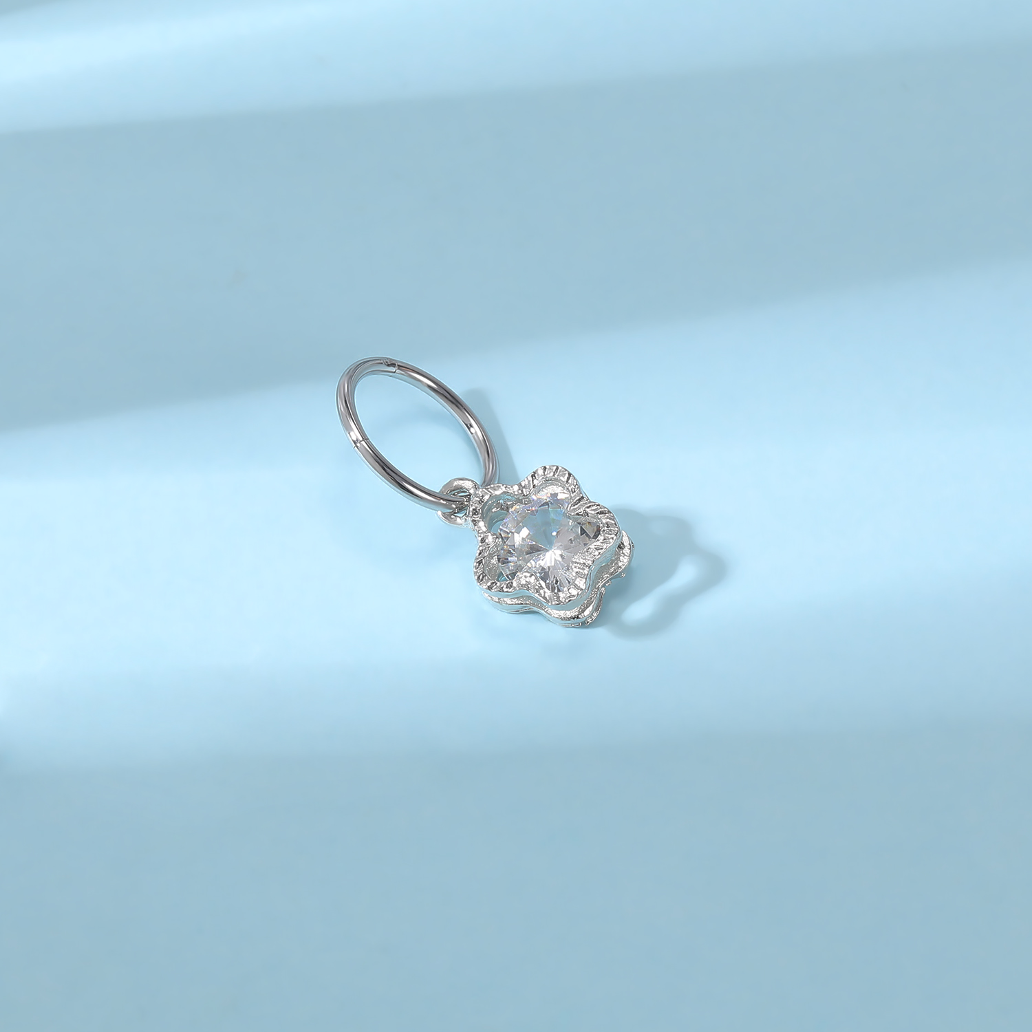 ZS 16G Gold Color Hoop Belly R - Body Jewelry Real Gold reseña y precio