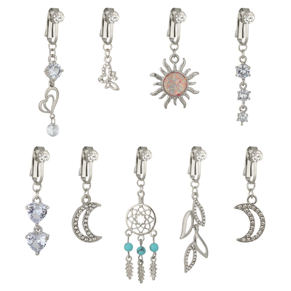 Faux Fake Belly Butterfly Fake - Body Jewelry Earrings reseña y precio