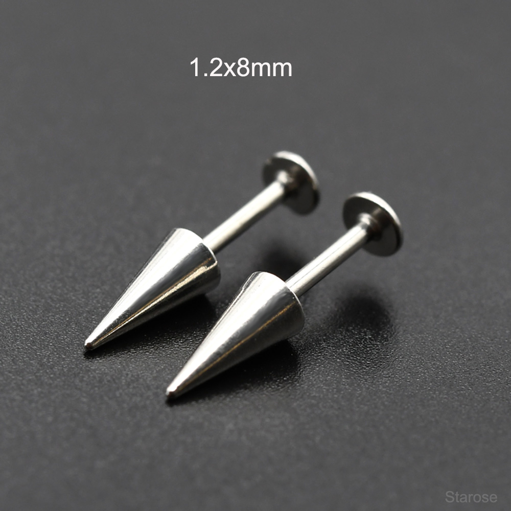 Starose 2Pcs Gothic Cone Stain - Body Jewelry Vertical Labret reseña y precio