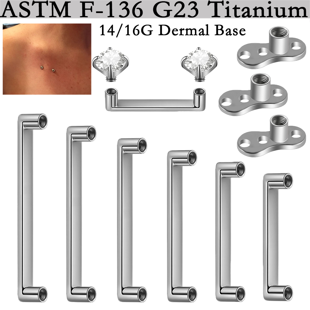 5/1PCS G23 Titanium Surface Pi - Dermal Anchor Top reseña y precio