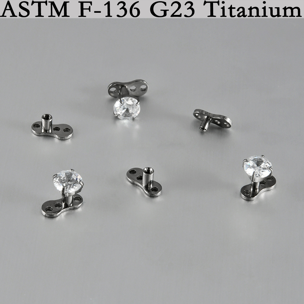 5/1PCS G23 Titanium Surface Pi - Dermal Anchor Top reseña y precio