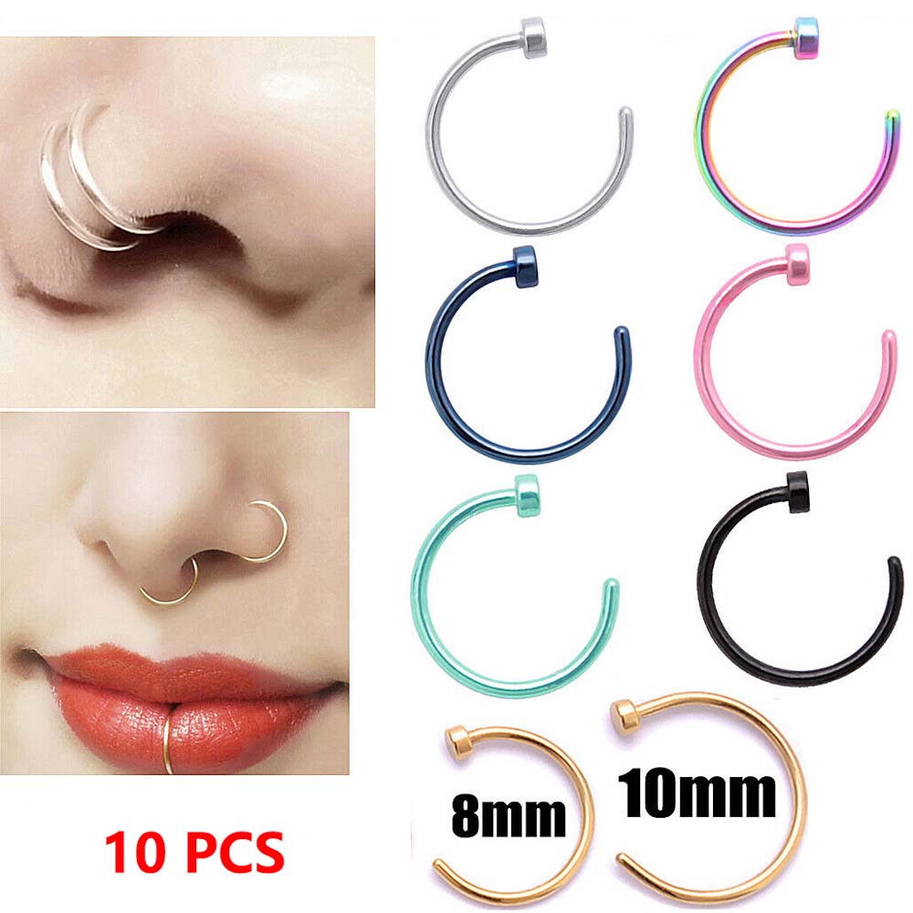 10 Pcs Simple Ear Ring Sale Su - Body Jewelry On Sale reseña y precio