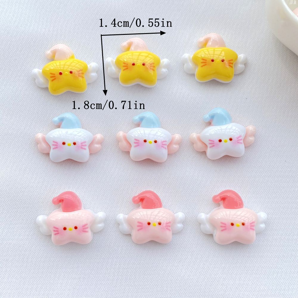 20Pcs New Cute Mini Resin  Ang - Star Flat Back reseña y precio