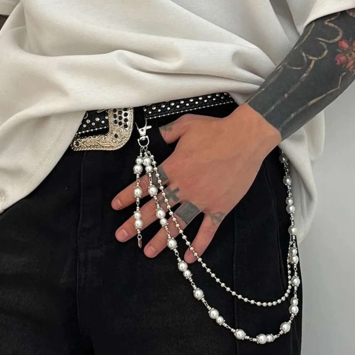 Salircon Punk Multilayer Imita - Body Jewelry For Men reseña y precio