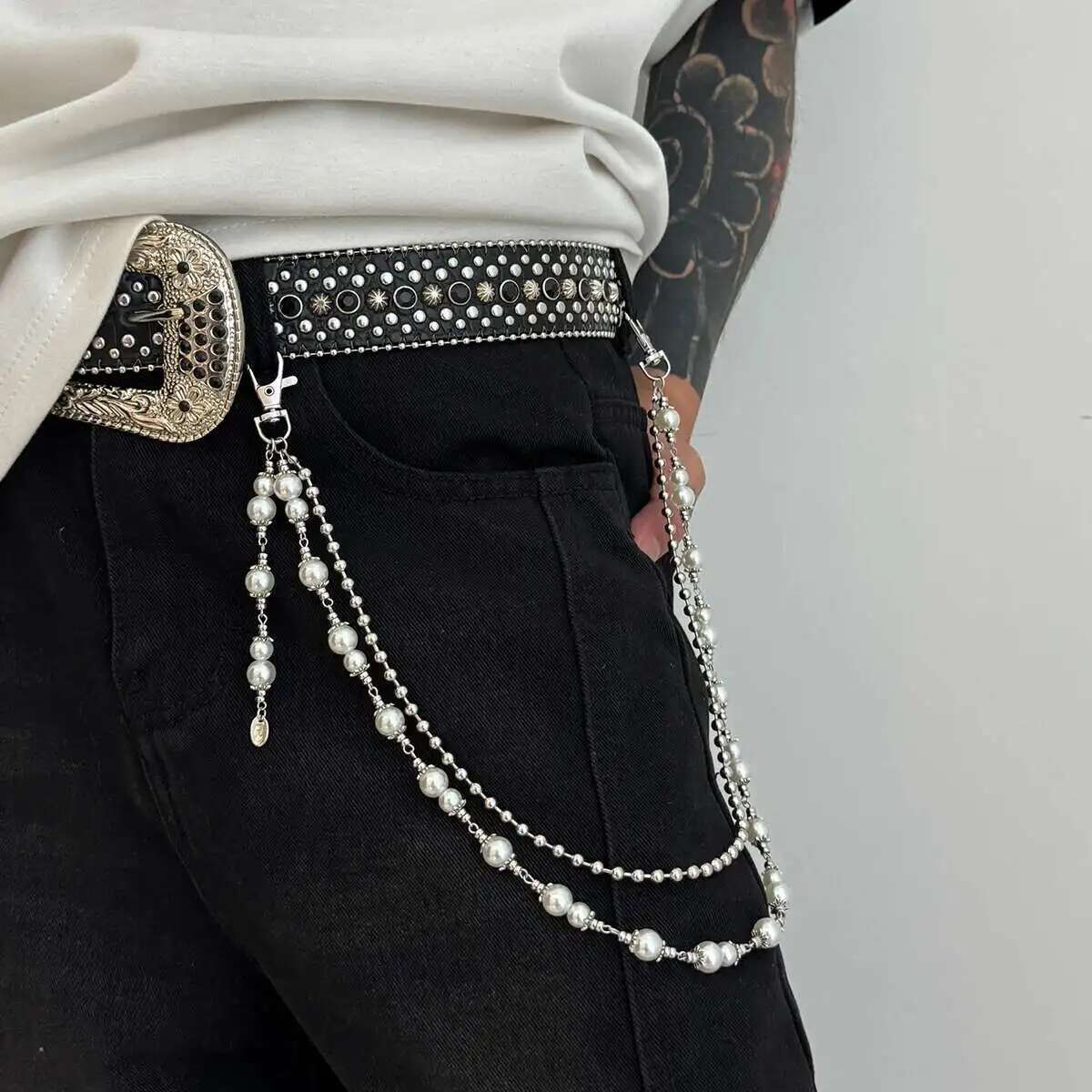 Salircon Punk Multilayer Imita - Body Jewelry For Men reseña y precio