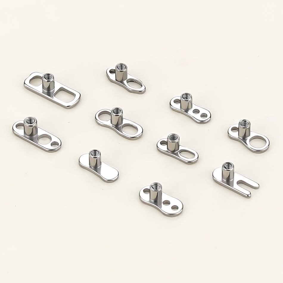 5Pcs/10Pcs /50Pcs Titanium Der - Dermal Anchor Top reseña y precio