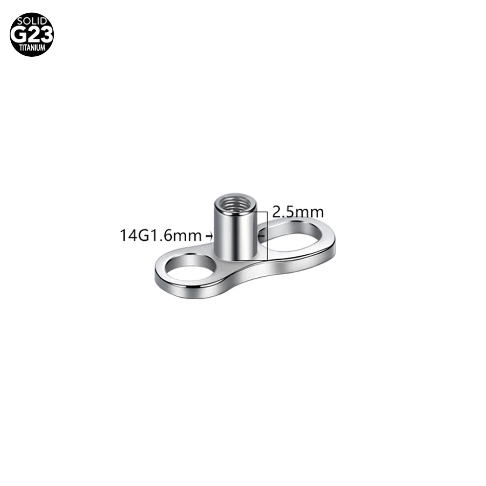 5Pcs/10Pcs /50Pcs Titanium Der - Dermal Anchor Top reseña y precio