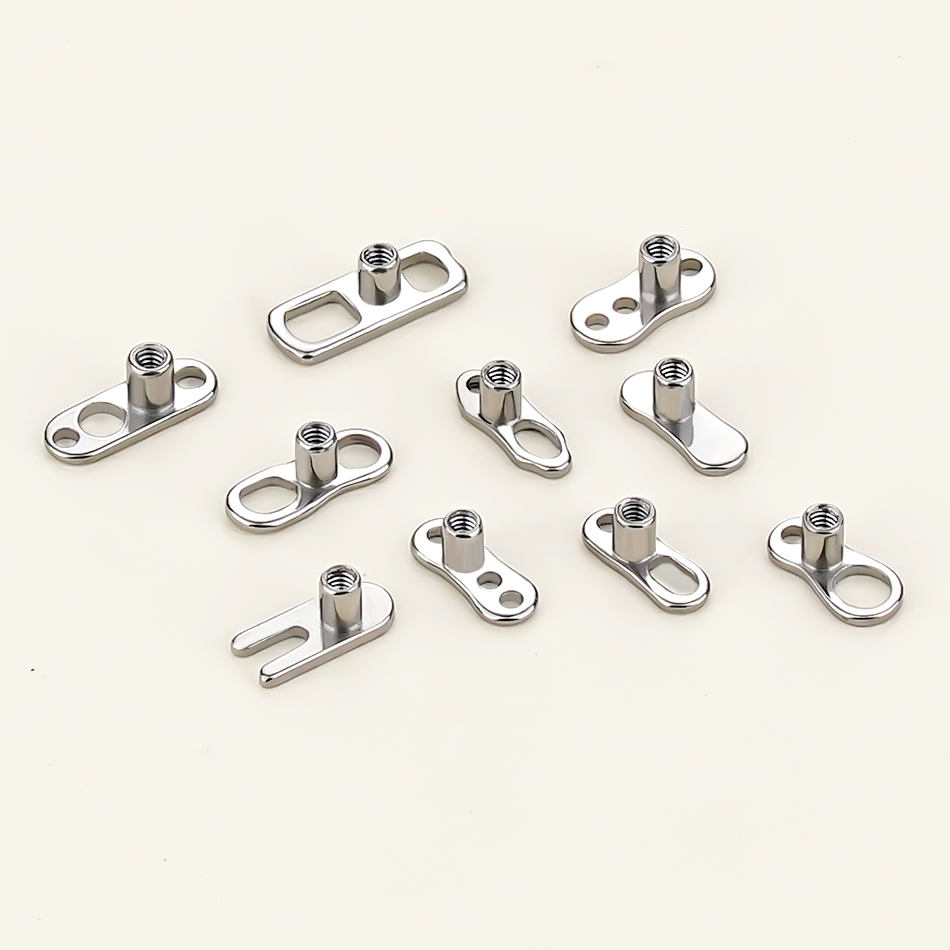 5Pcs/10Pcs /50Pcs Titanium Der - Dermal Anchor Top reseña y precio