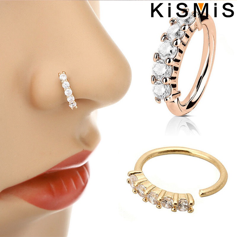 Hoop Nose Rings Small Hoop Ear - Body Jewelry Earrings reseña y precio