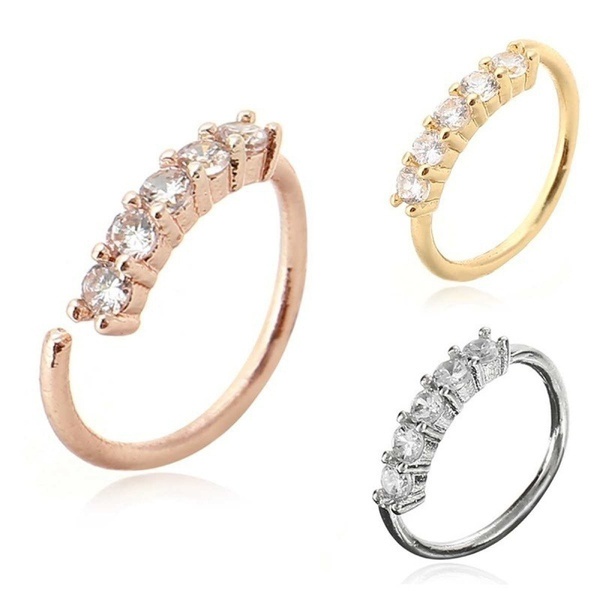 Hoop Nose Rings Small Hoop Ear - Body Jewelry Earrings reseña y precio