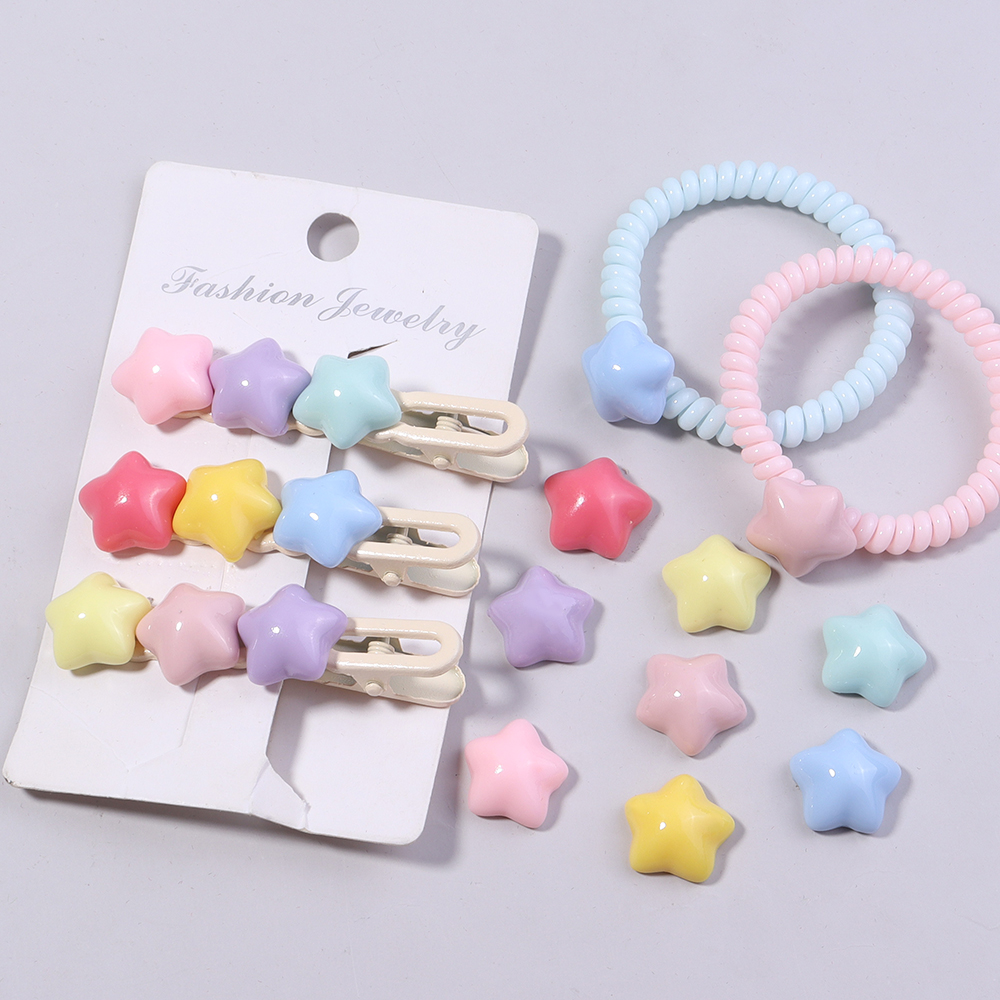 50pcs/lot Colorful Resin Star  - Star Flat Back reseña y precio