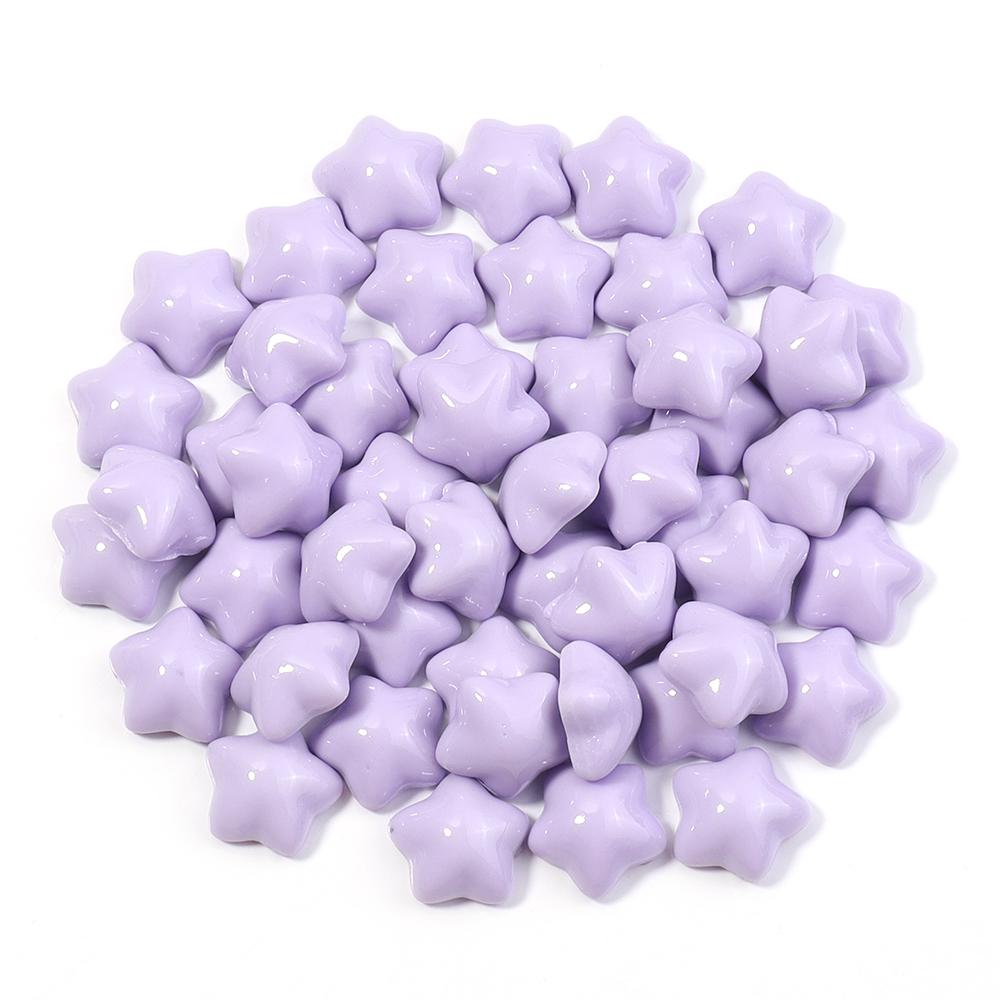 50pcs/lot Colorful Resin Star  - Star Flat Back reseña y precio