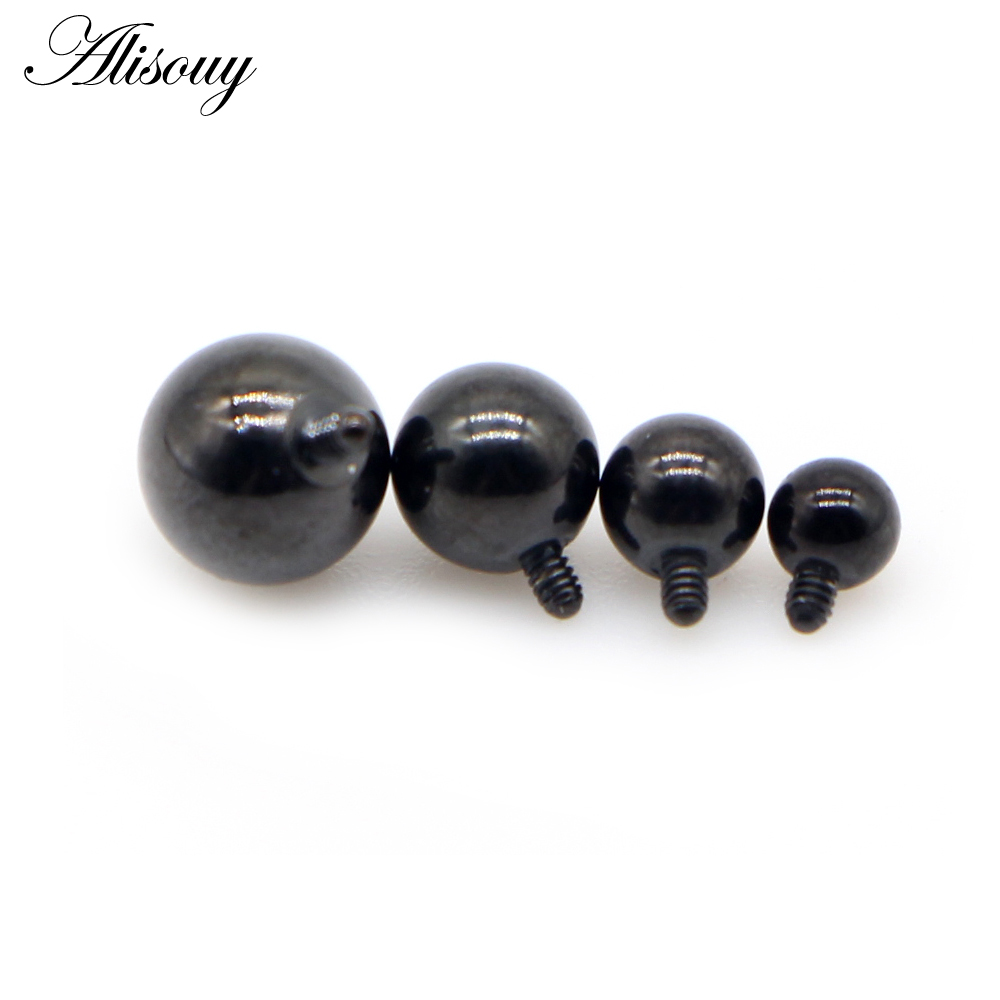 Alisouy 2PCS 3/4/5/6mm 16G Sta - Dermal Anchor Top reseña y precio
