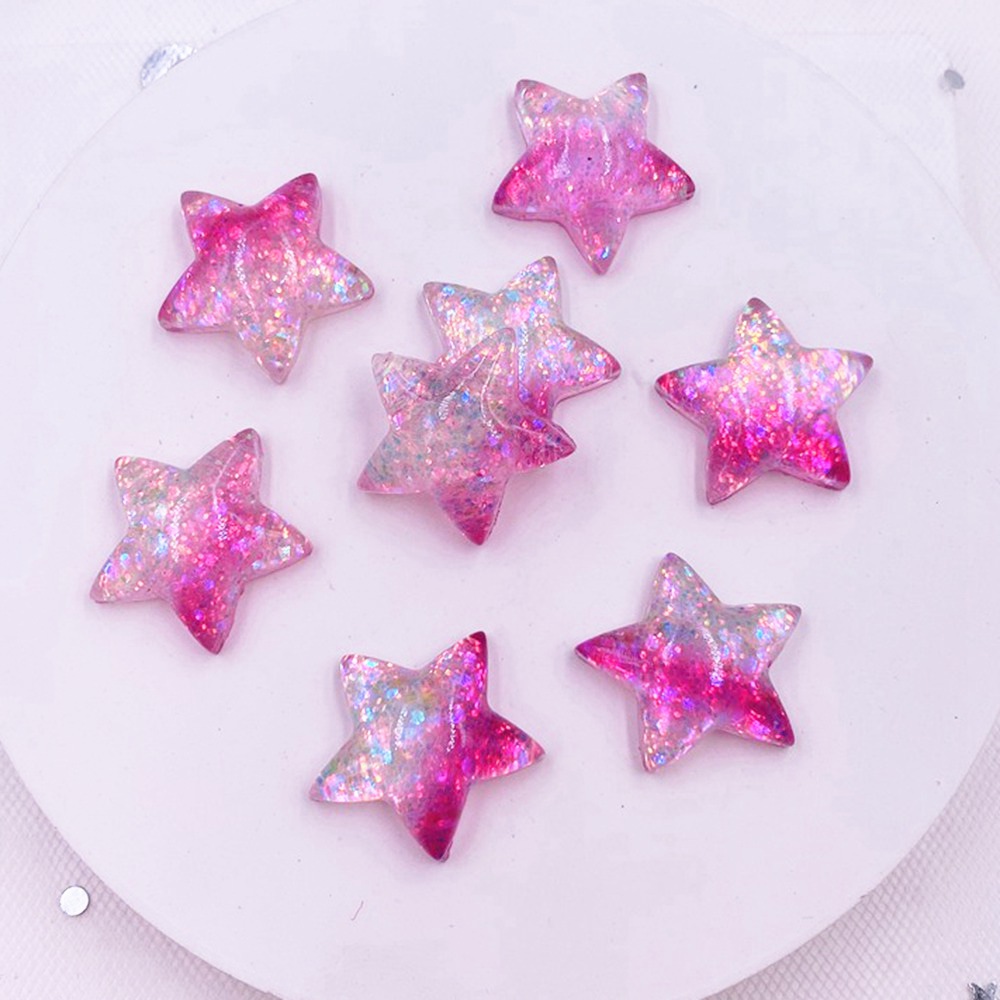 12pcs Resin Colorful Cute Shni - Star Flat Back reseña y precio