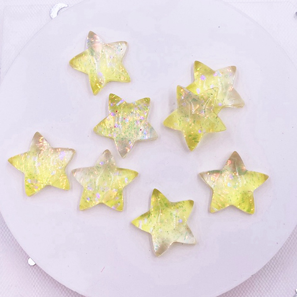 12pcs Resin Colorful Cute Shni - Star Flat Back reseña y precio