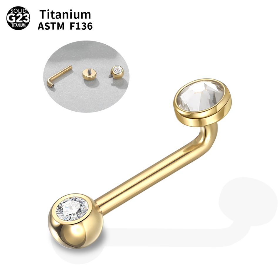 1PC  Implant Grade Titanium Ch - Body Jewelry Vch reseña y precio