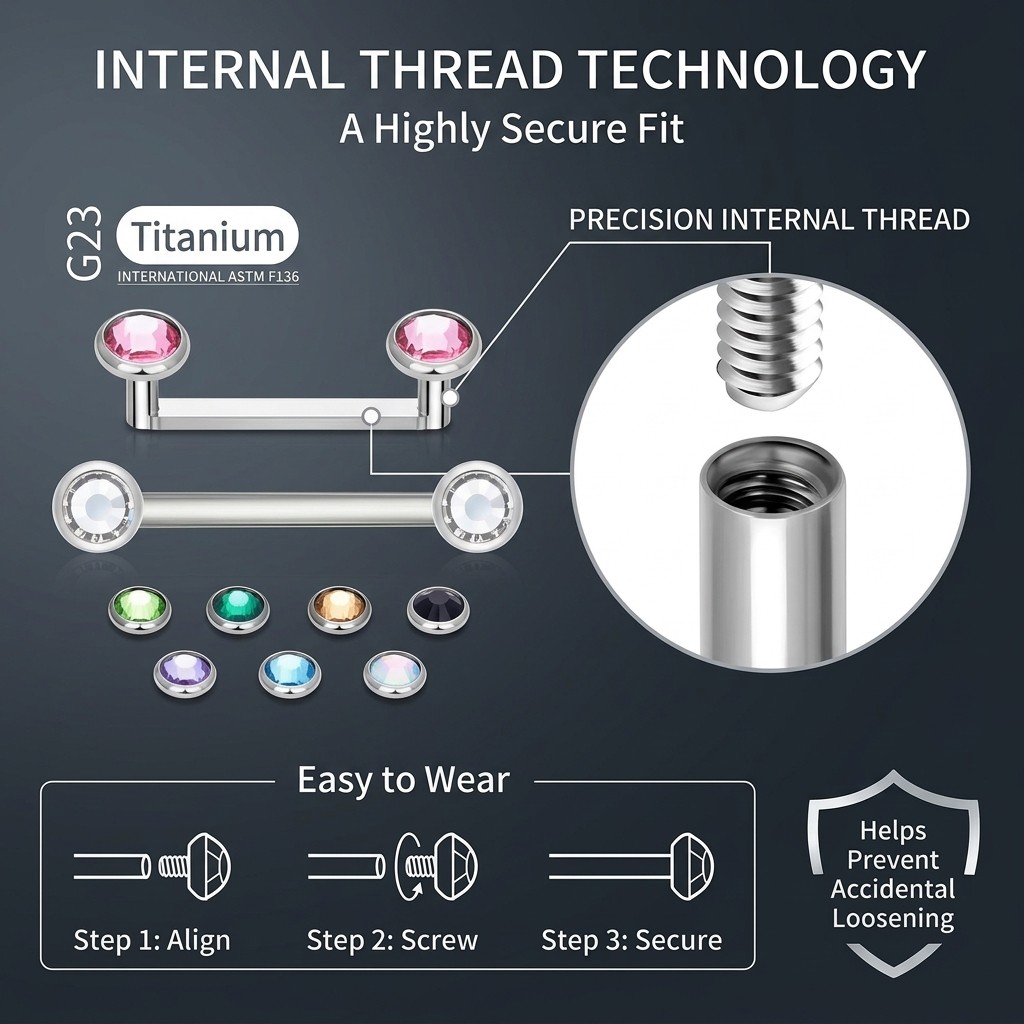 Tiny Minimalist F136 Titanium  - Dermal Anchor Top reseña y precio