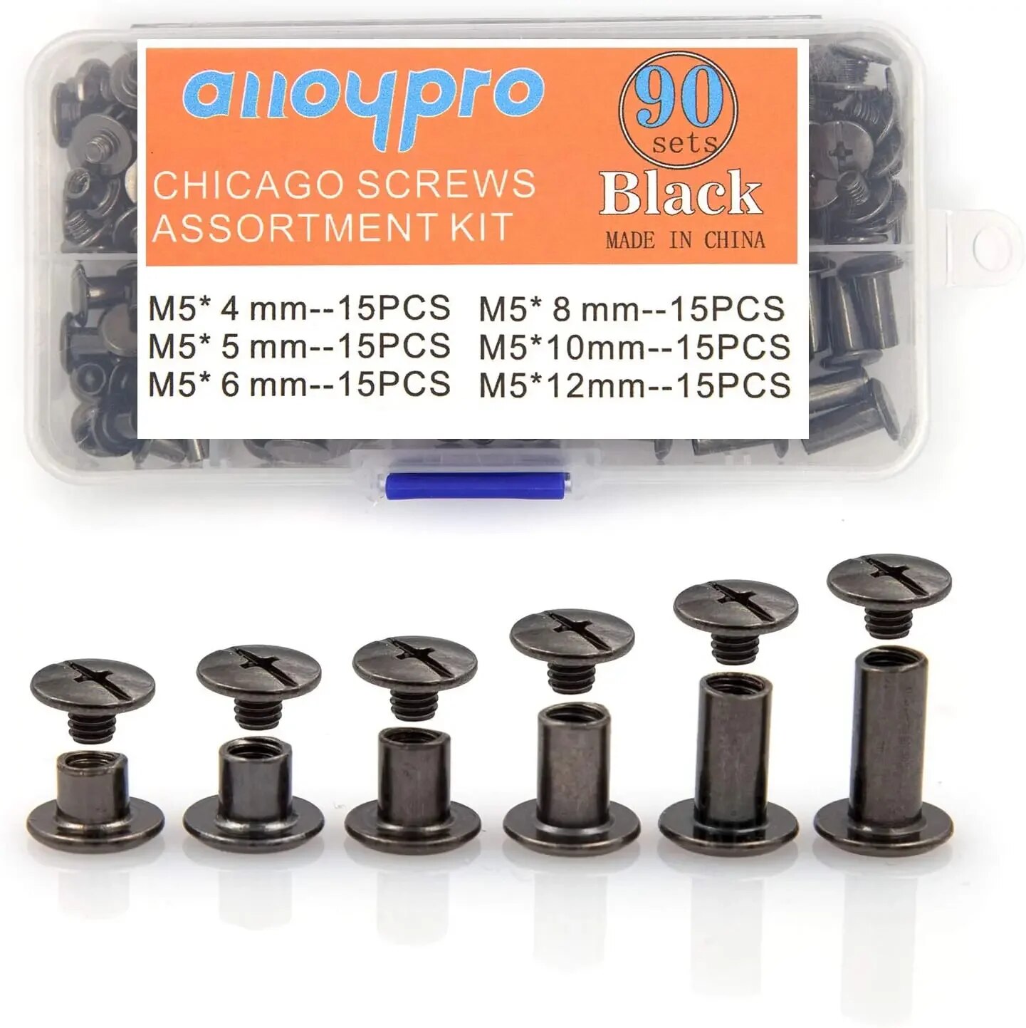 90Sets Chicago Screws Kit, 6 S - Body Jewelry Chicago reseña y precio