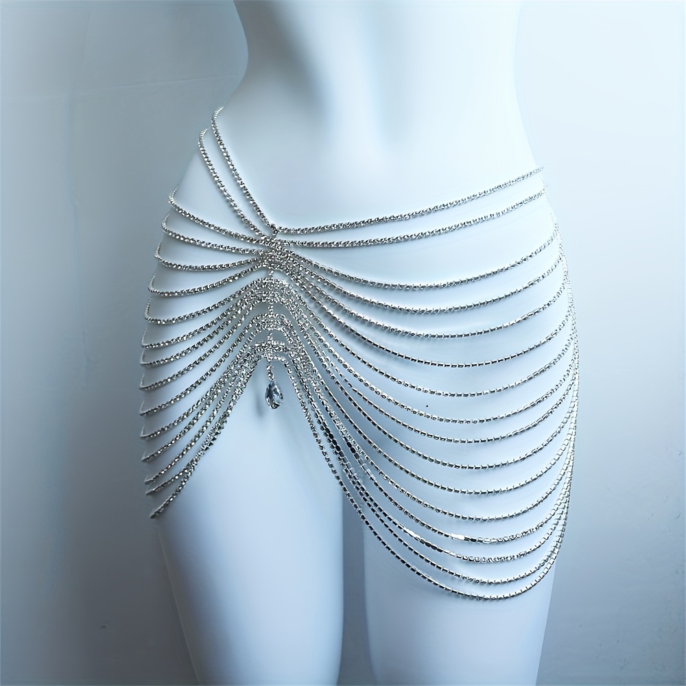 1PCS Sexy Shiny Tassel Crystal - Body Jewelry Dress reseña y precio