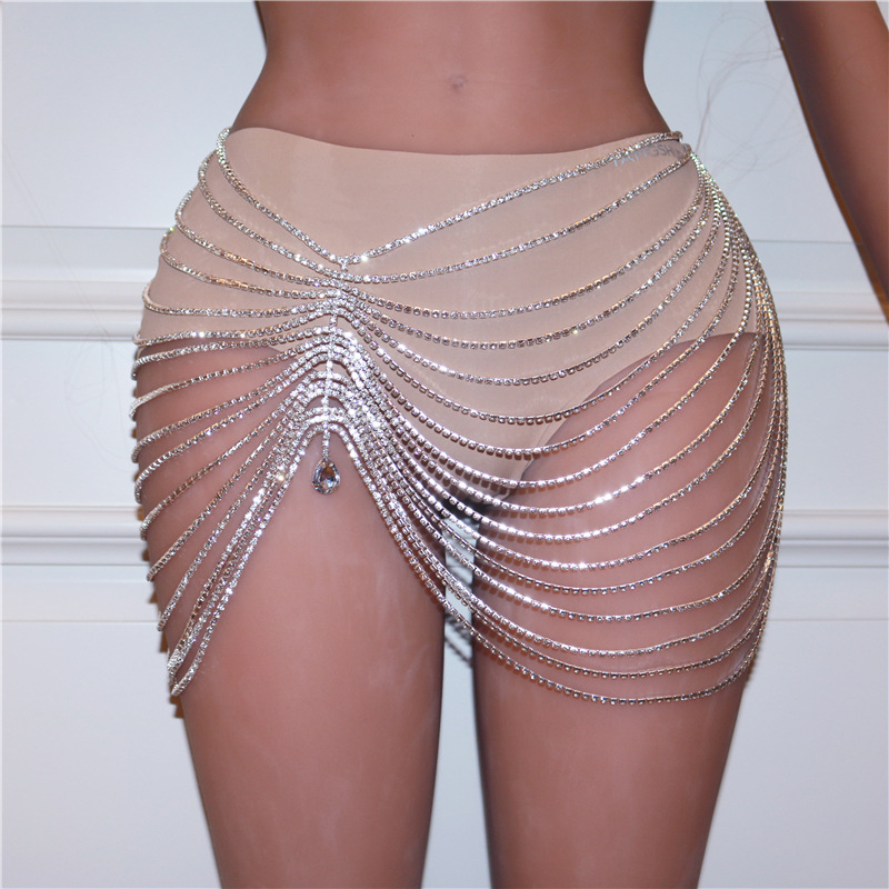 1PCS Sexy Shiny Tassel Crystal - Body Jewelry Dress reseña y precio