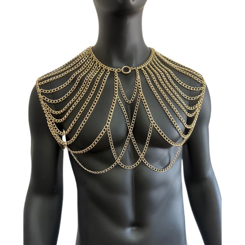 Body Chain for Men Jewelry Lan - Body Jewelry For Men reseña y precio