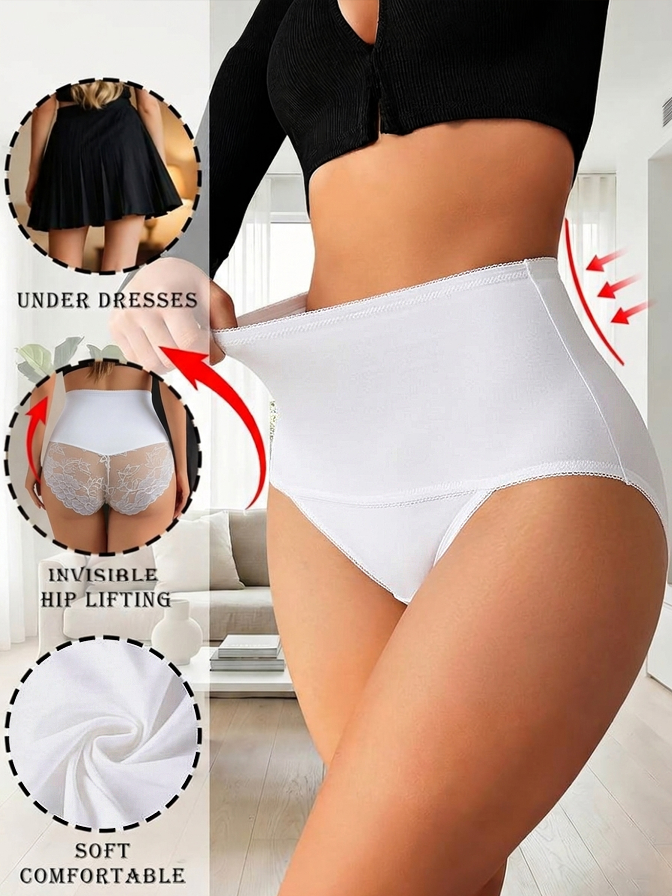 Women High Waist Tummy Control - Body Jewelry Underwear reseña y precio