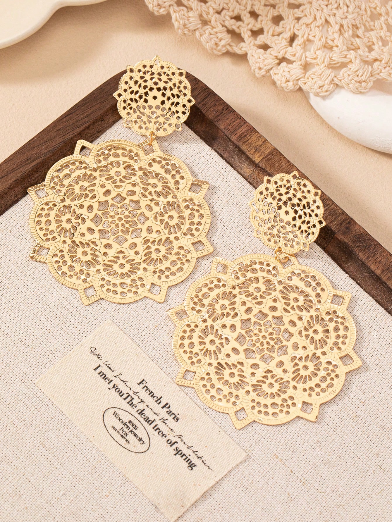 2pcs/Set Exaggerated European  - Body Jewelry Earrings reseña y precio
