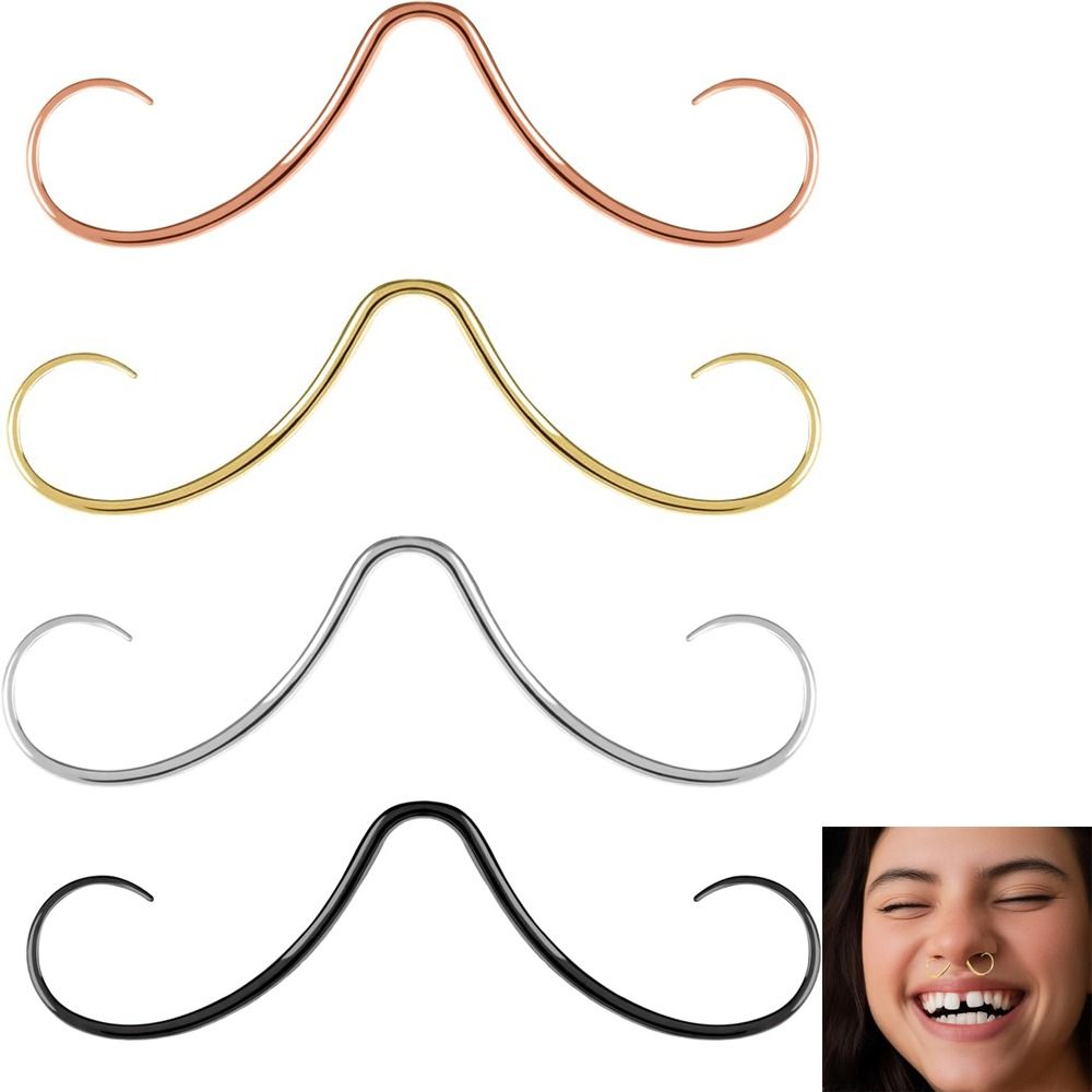 Piercing Jewelry Mustache Sept - Body Jewelry Nose Studs reseña y precio