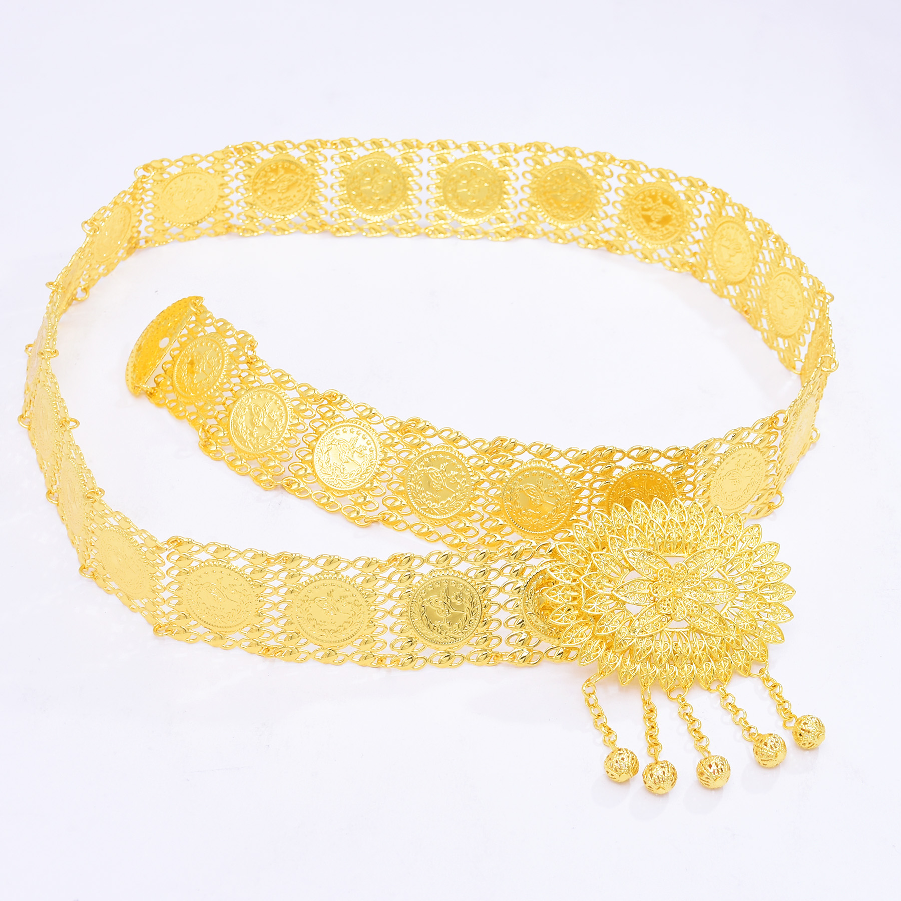 Golden Alloy Carved Hollow Geo - Body Jewelry Dress reseña y precio
