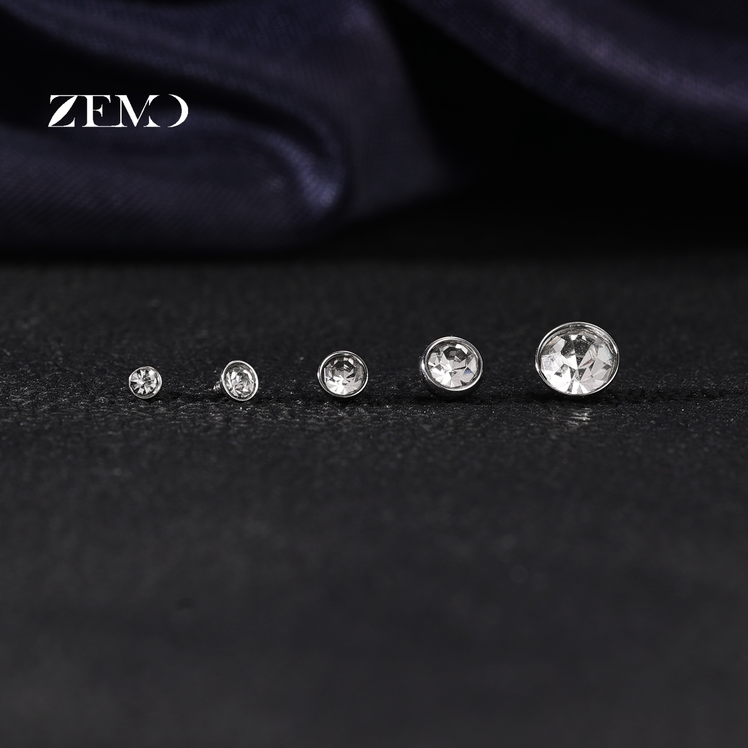 ZEMO 1-2pcs/lot Stainless Stee - Dermal Anchor Top reseña y precio