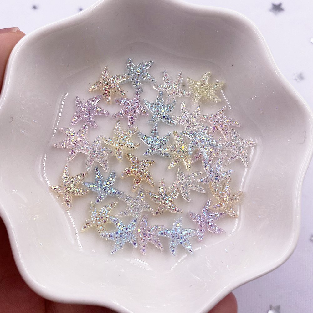 10mm Mini Shiny Star Nail Art  - Star Flat Back reseña y precio