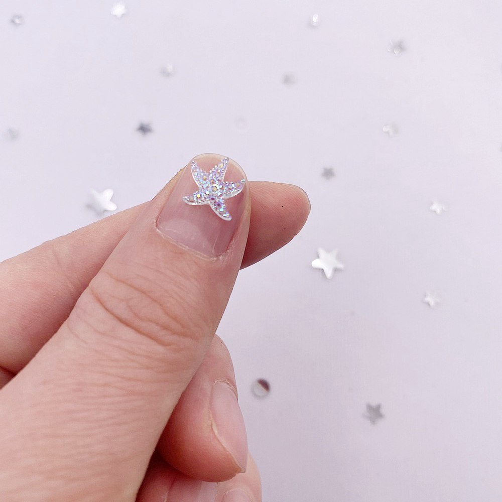 10mm Mini Shiny Star Nail Art  - Star Flat Back reseña y precio