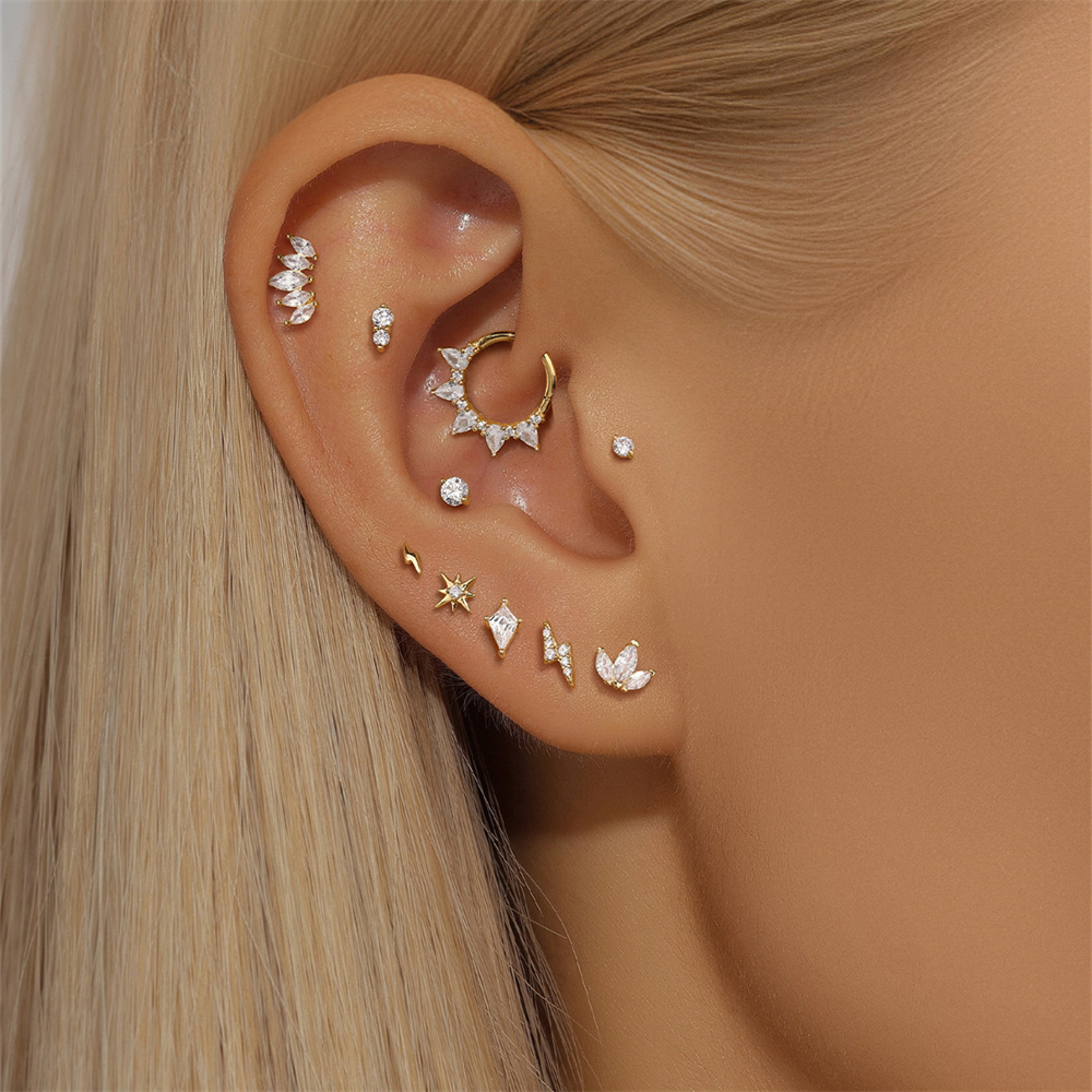 AIDE Real 14K Solid Gold Color - Body Jewelry Real Gold reseña y precio