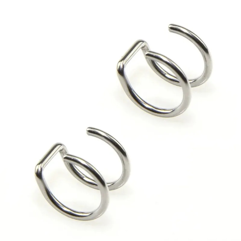 2026 NEW 2Pcs 316L Stainless S - Body Jewelry Earrings reseña y precio