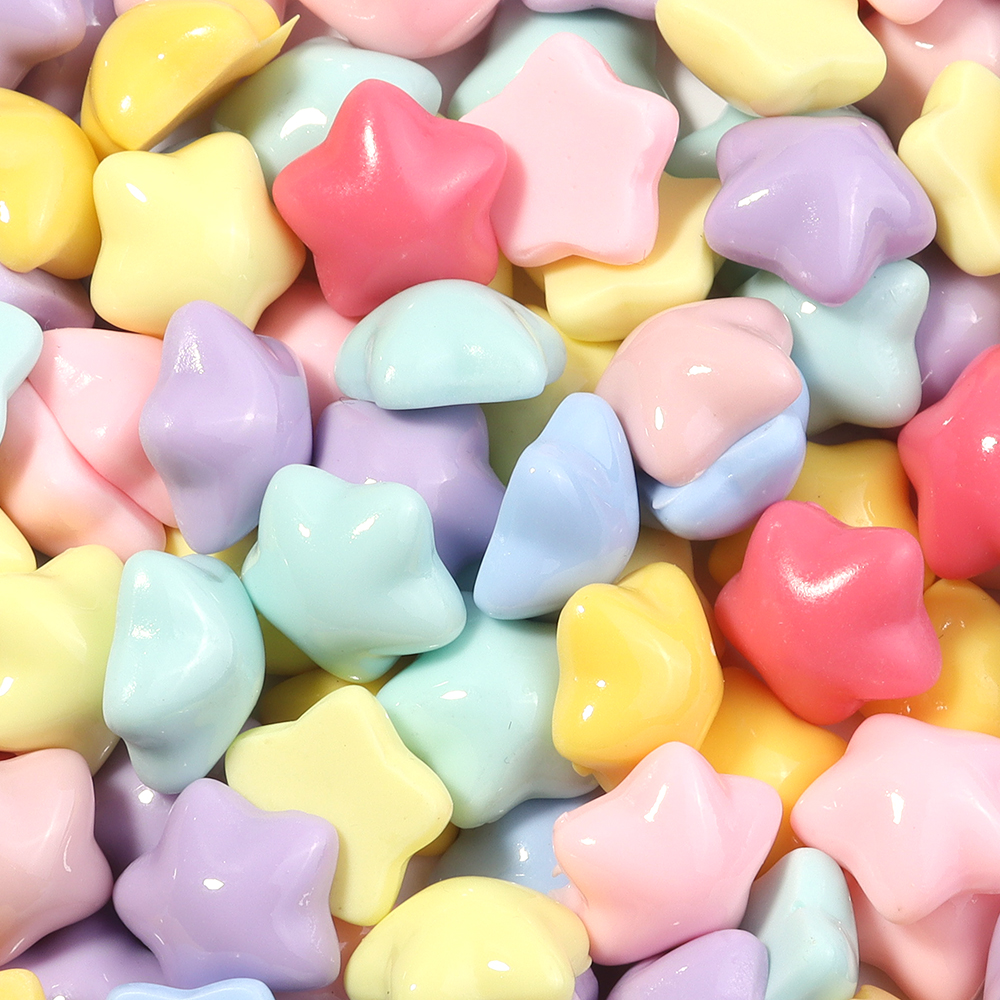 50pcs/lot 16mm Colorful Star R - Star Flat Back reseña y precio