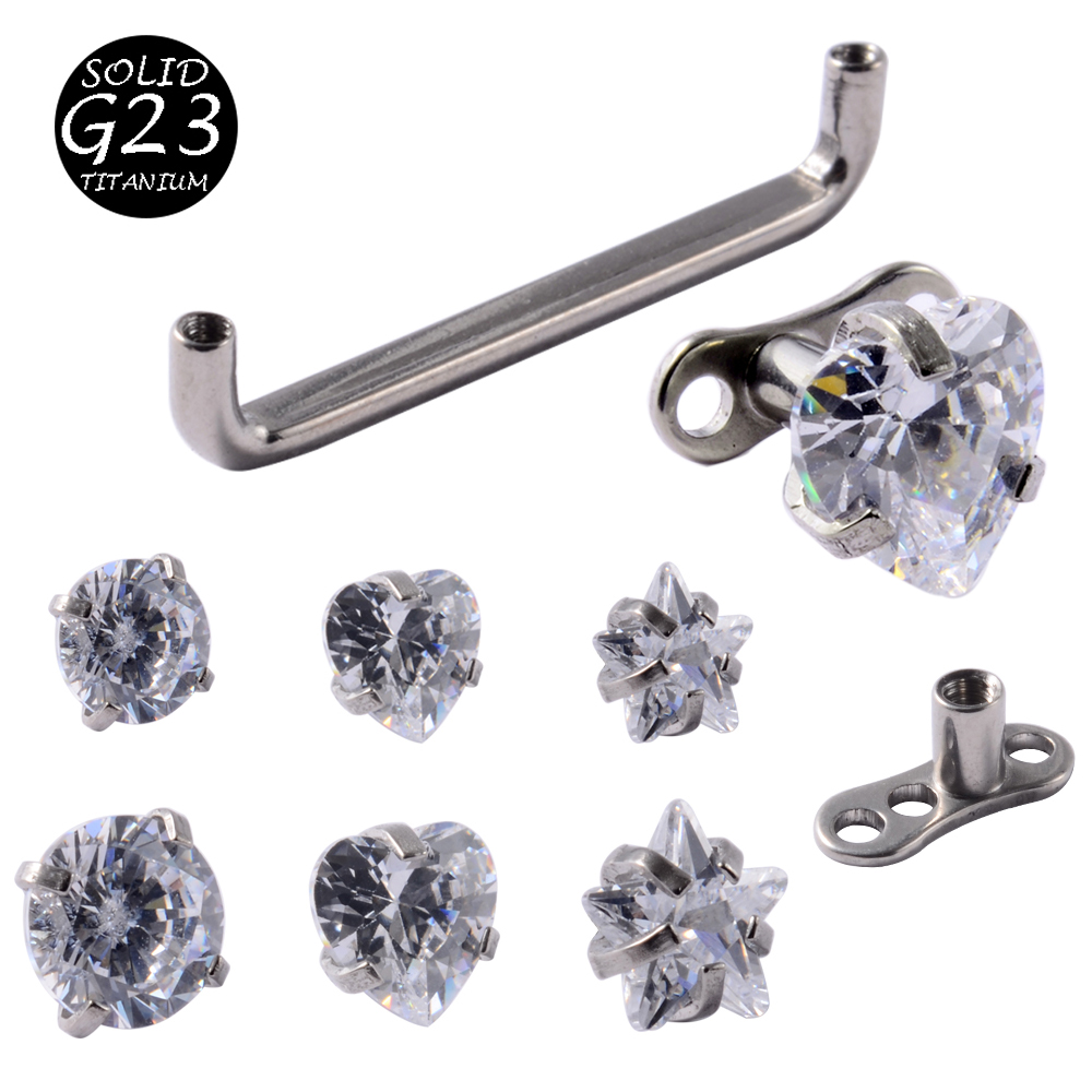 1Peice G23 Titanium Dermal Anc - Dermal Anchor Top reseña y precio