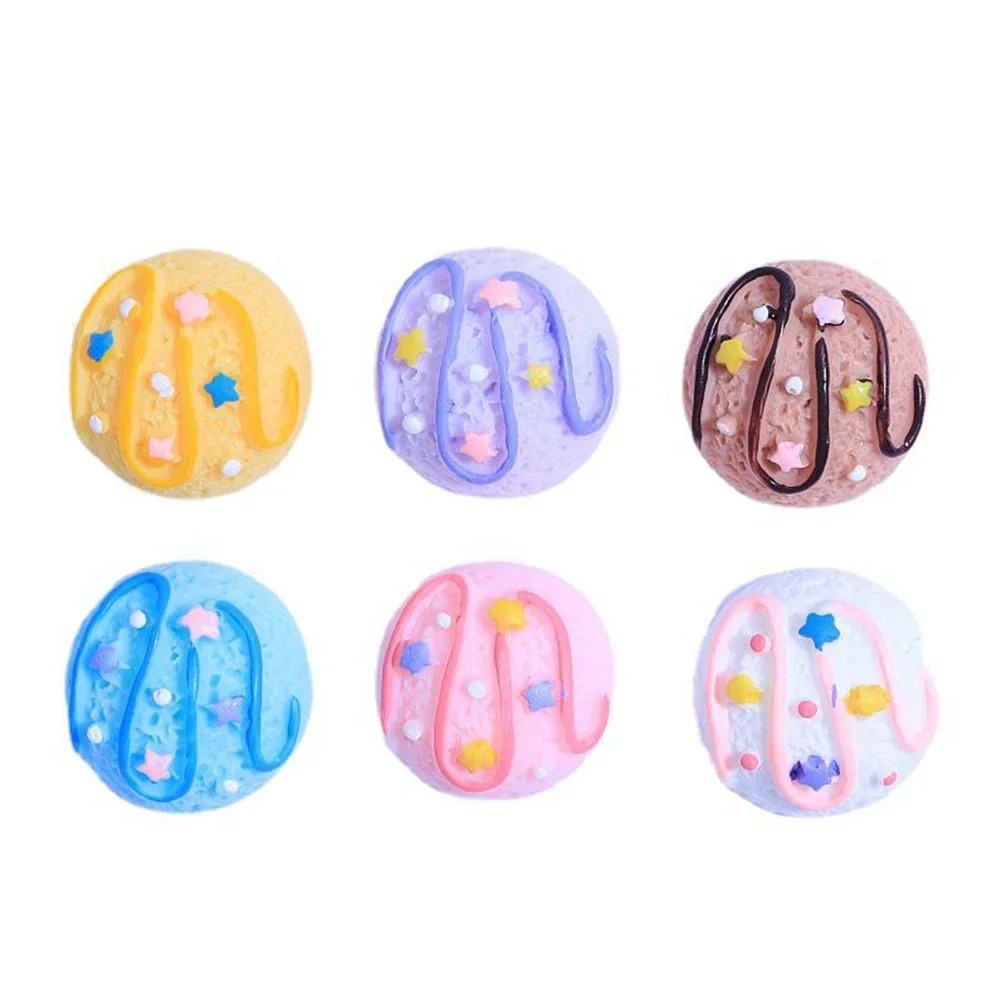 10PCS Star Ice Cream Balls Ser - Star Flat Back reseña y precio