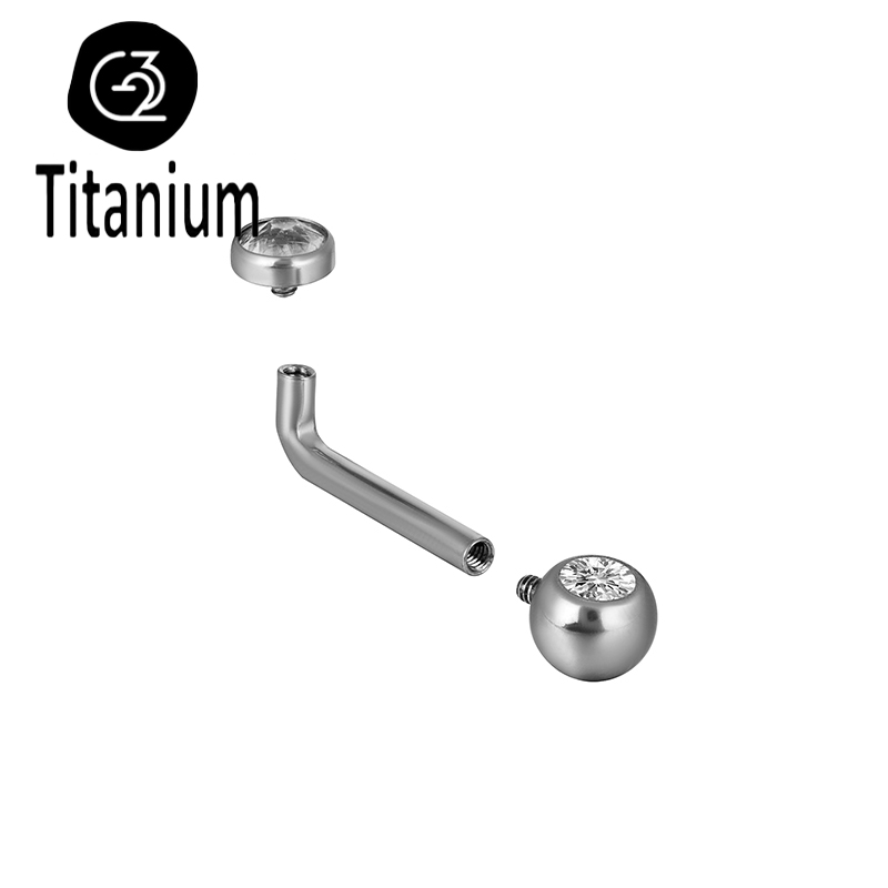 ASTM F136 Titanium Piercing Ch - Body Jewelry Vch reseña y precio