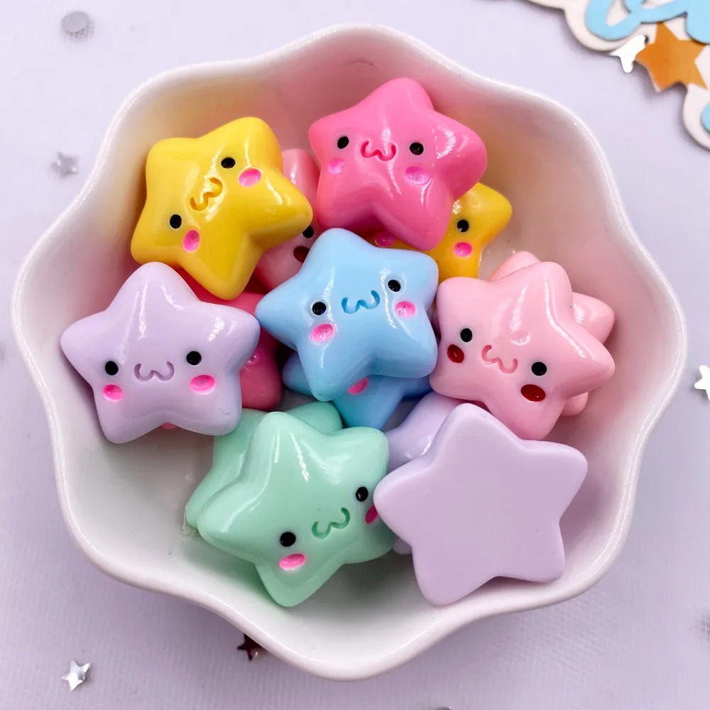 TX105 20PCS Mix Resin Kawaii M - Star Flat Back reseña y precio