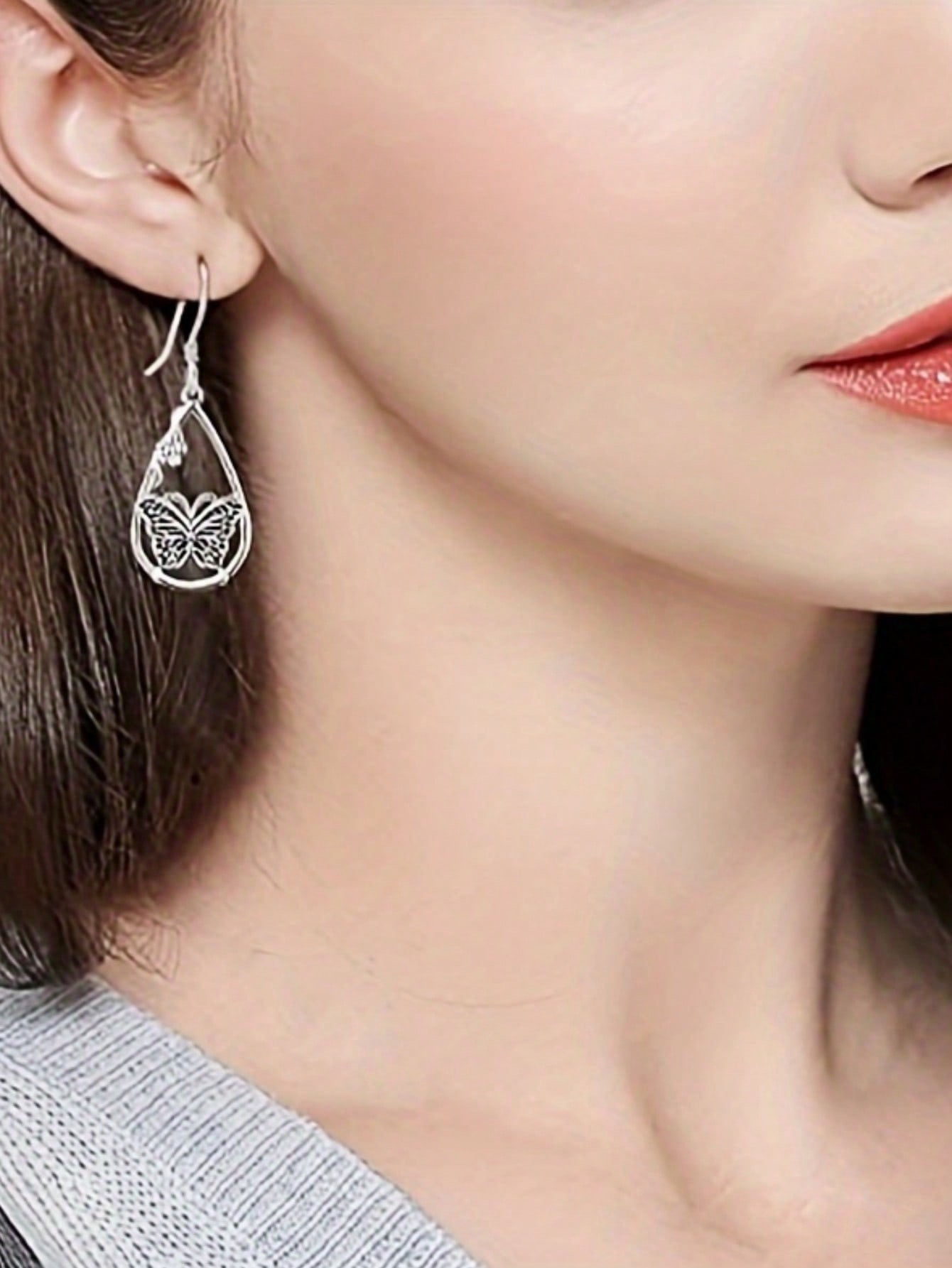 1pair Vintage Fashionable Wate - Body Jewelry Earrings reseña y precio