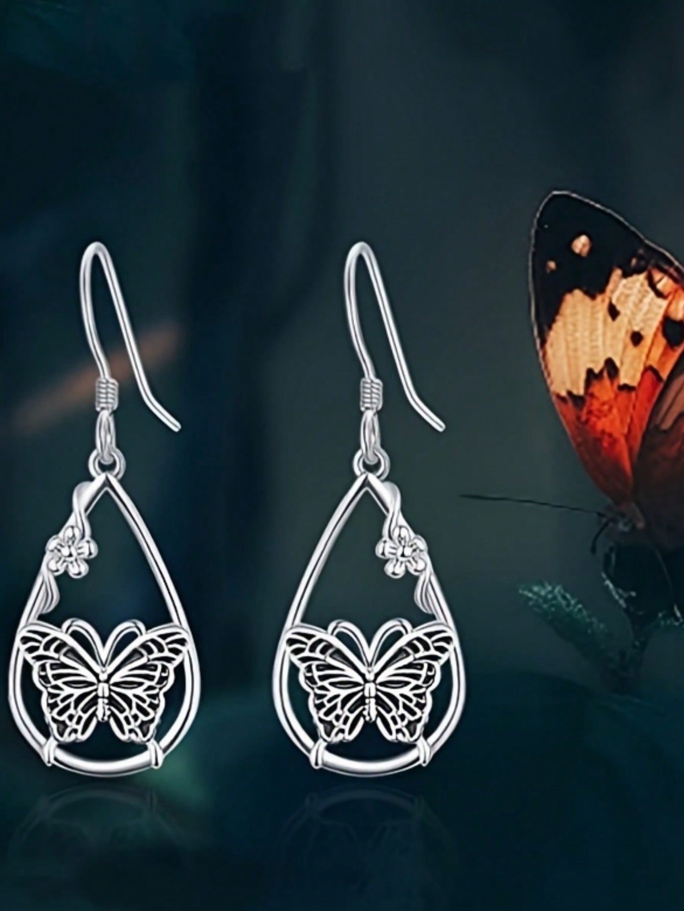 1pair Vintage Fashionable Wate - Body Jewelry Earrings reseña y precio