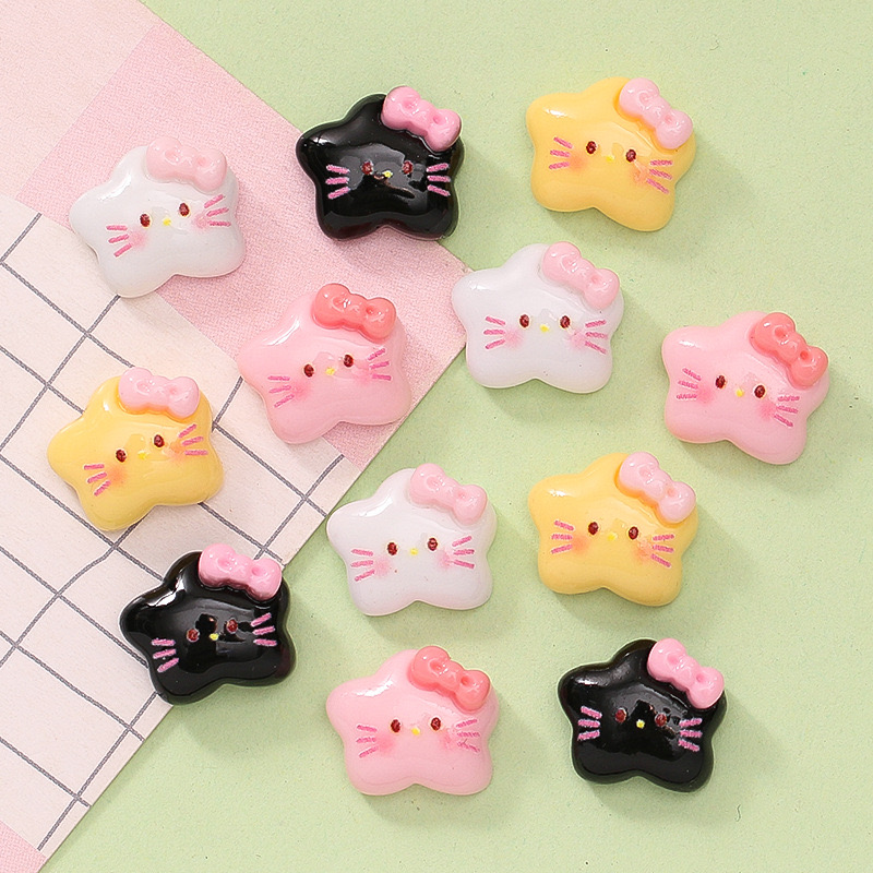 20Pcs New Cute Resin Mini cart - Star Flat Back reseña y precio